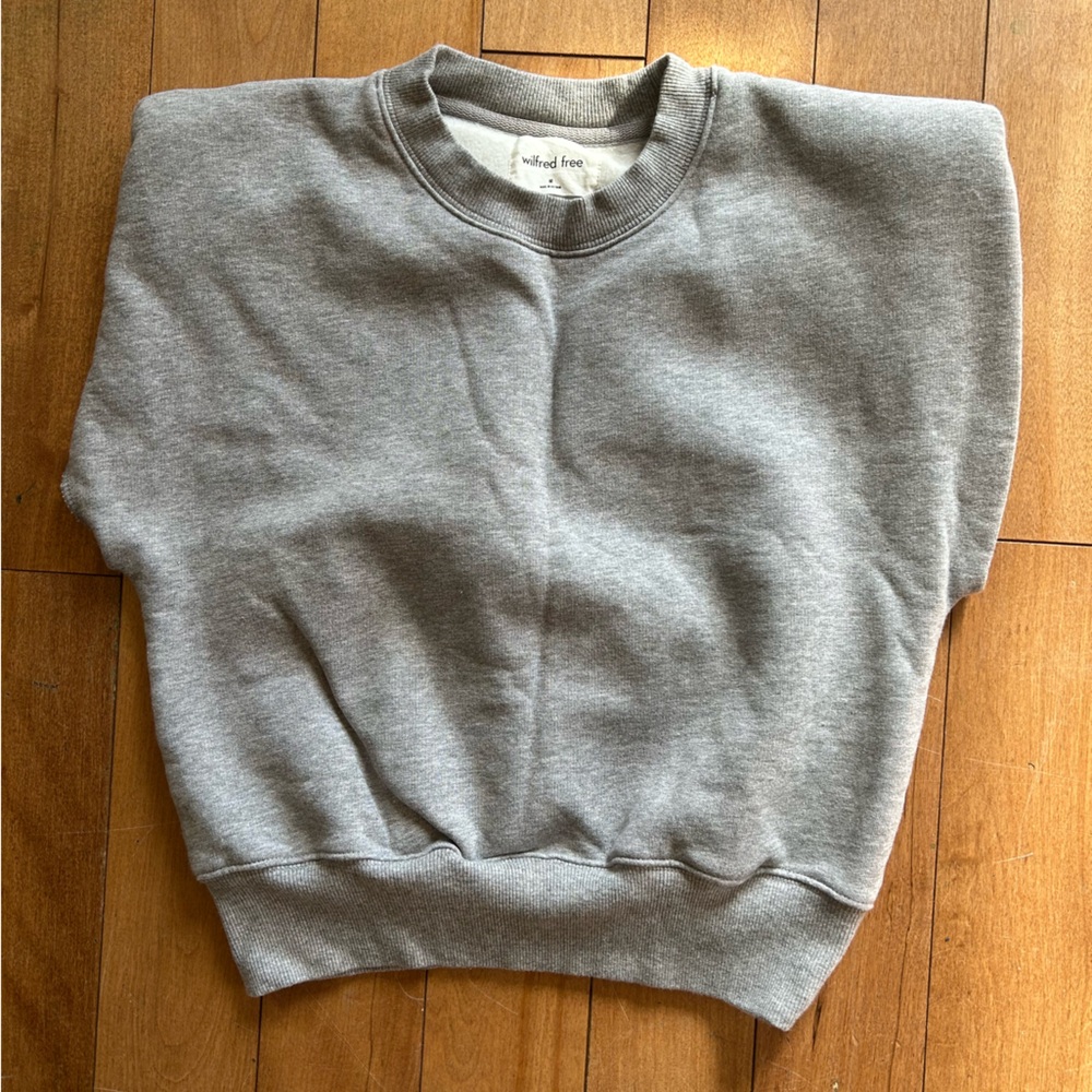 Wilfred Free Heather Gray Crewneck Sweatshirt